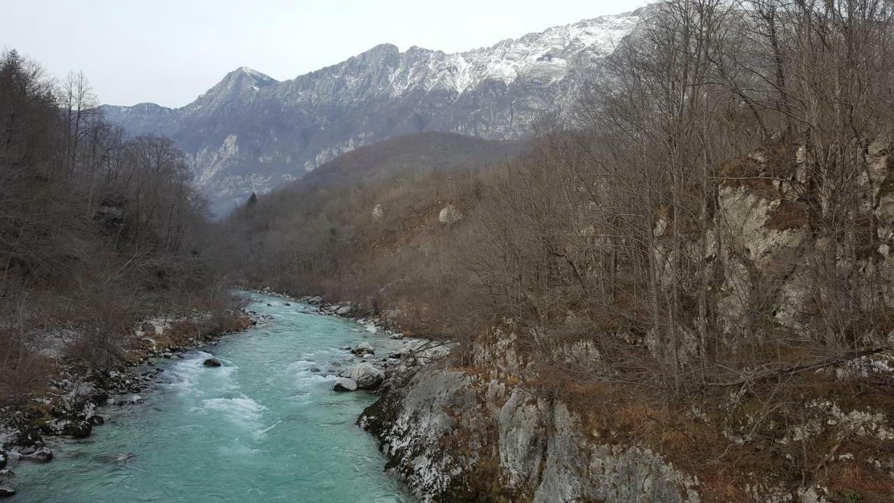 Pocitniska Hisa Pologar Pensionat Tolmin Exteriör bild